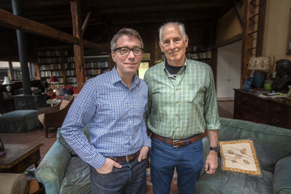 Andrew Kukura and Frank Phillips. (Jesse Costa/WBUR)