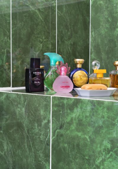 Farah Al Qasimi, "Perfume (Obama, Lovable, Flawless)," 2018. (Courtesy of the artist; Helena Anrather, New York; and the Third Line, Dubai)