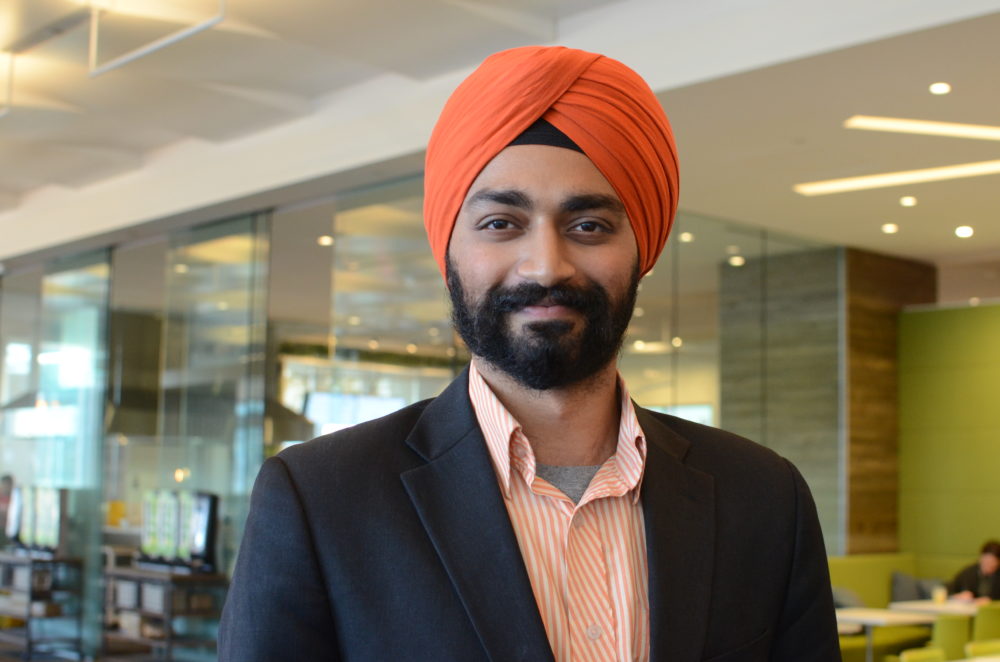 Last Thursday morning, Kanwar Singh, pictured here, was in Boston’s Downtown Crossing, when a woman yelled, "Go back to your country!" (Courtesy)