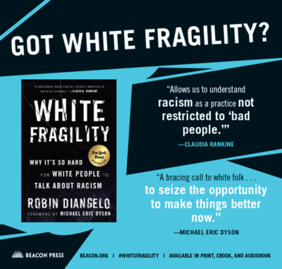 A proposed ad for the book "White Fragility," which was rejected by the T (Courtesy)