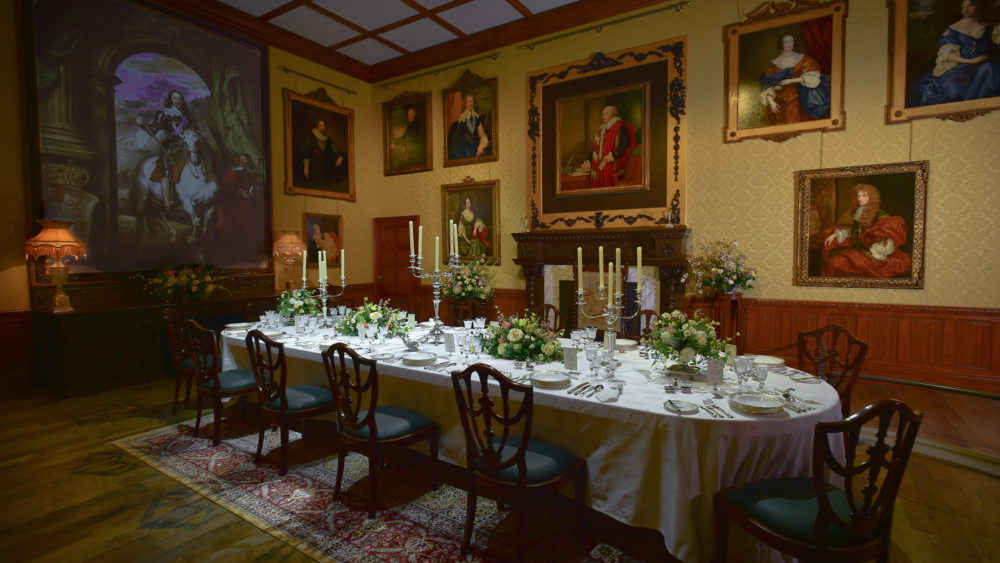 Inside the "Downton Abbey" exhibition. (Courtesy)