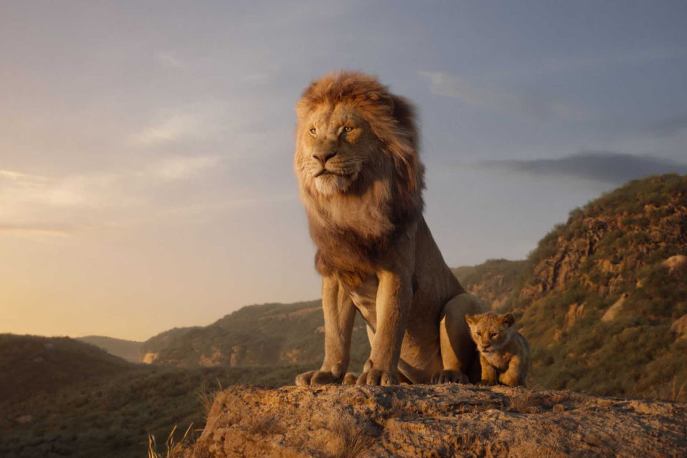 James Earl Jones voices Mufasa and JD McCrary voices Young Simba in the live-action remake of &quot;The Lion King.&quot; (Courtesy Disney Enterprises, Inc.)