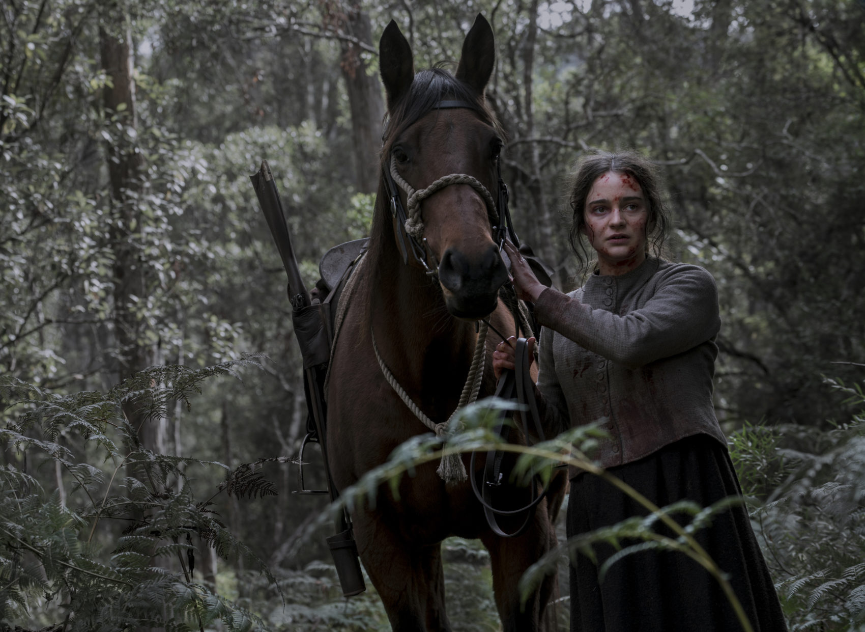 Aisling Franciosi stars as Clare in Jennifer Kent's "The Nightingale." (Courtesy IFC Films)