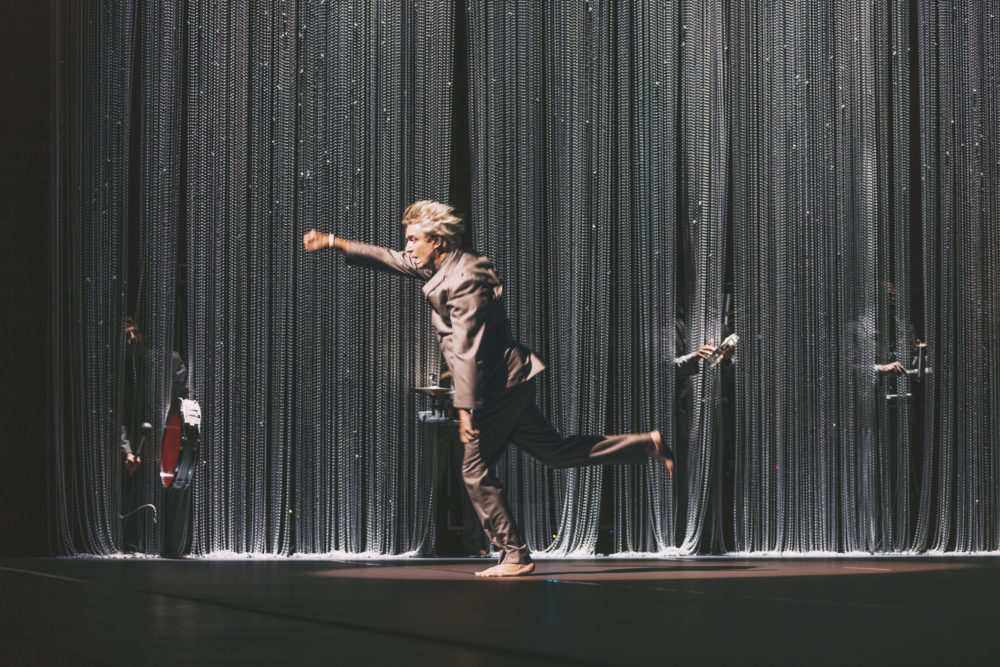The cast of David Byrne's "American Utopia." (Courtesy Catalina Kulcza)