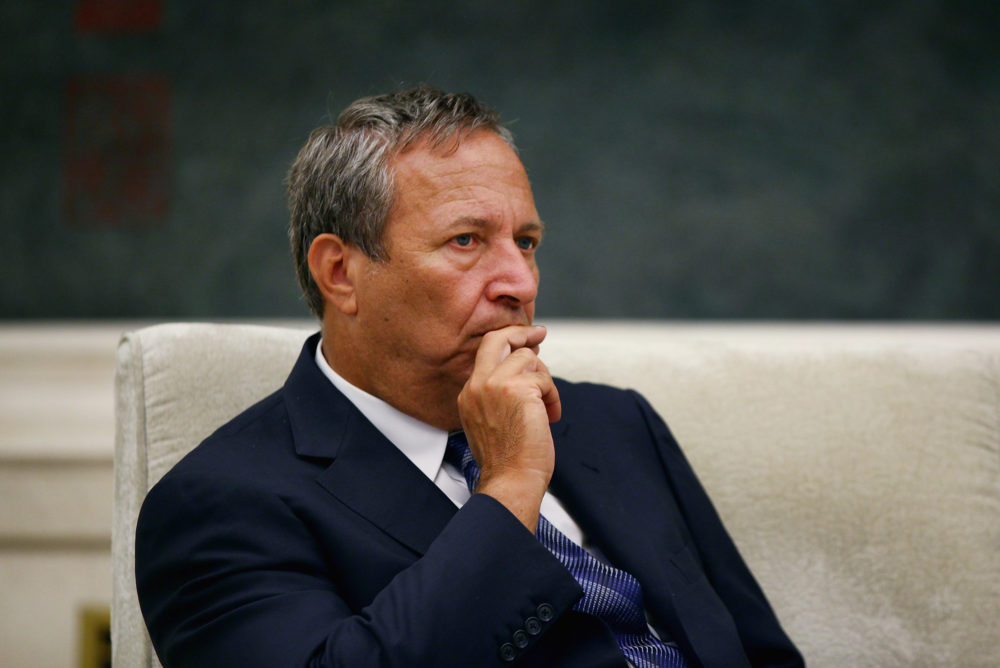 Larry Summers in Beijing, China, on Sept. 6, 2010. (Feng Li/AP/Pool)