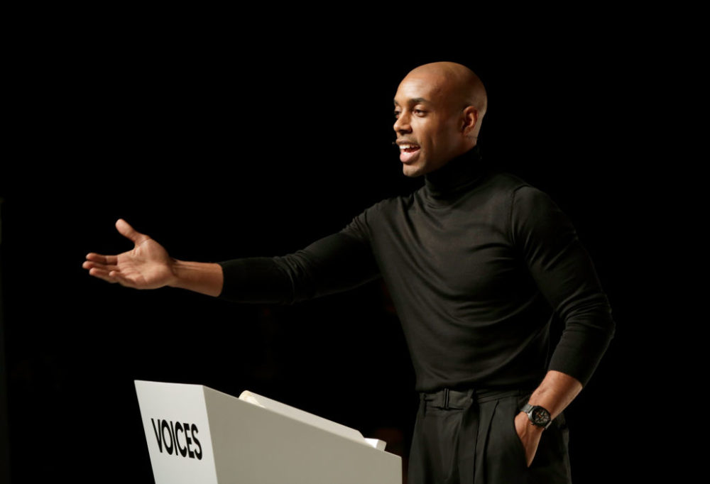 Casey Gerald speaks on stage during #BoFVOICES in Oxfordshire, England. (John Phillips/Getty Images for The Business of Fashion)