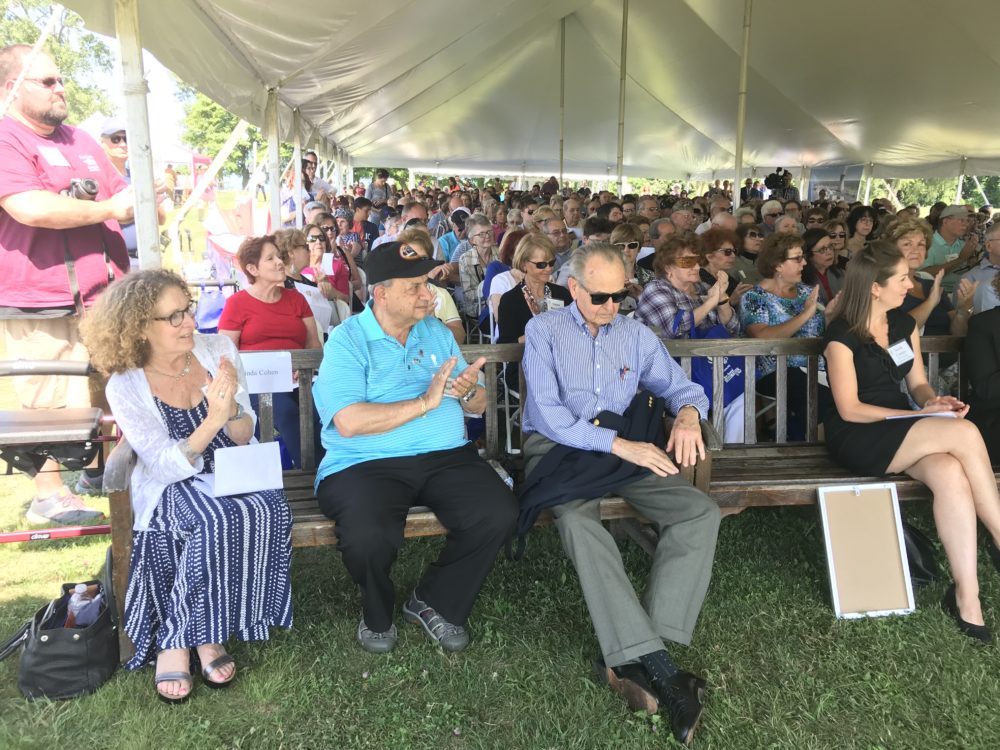 75th anniversary reunion in Oswego. (Payne Horning/WRVO News)