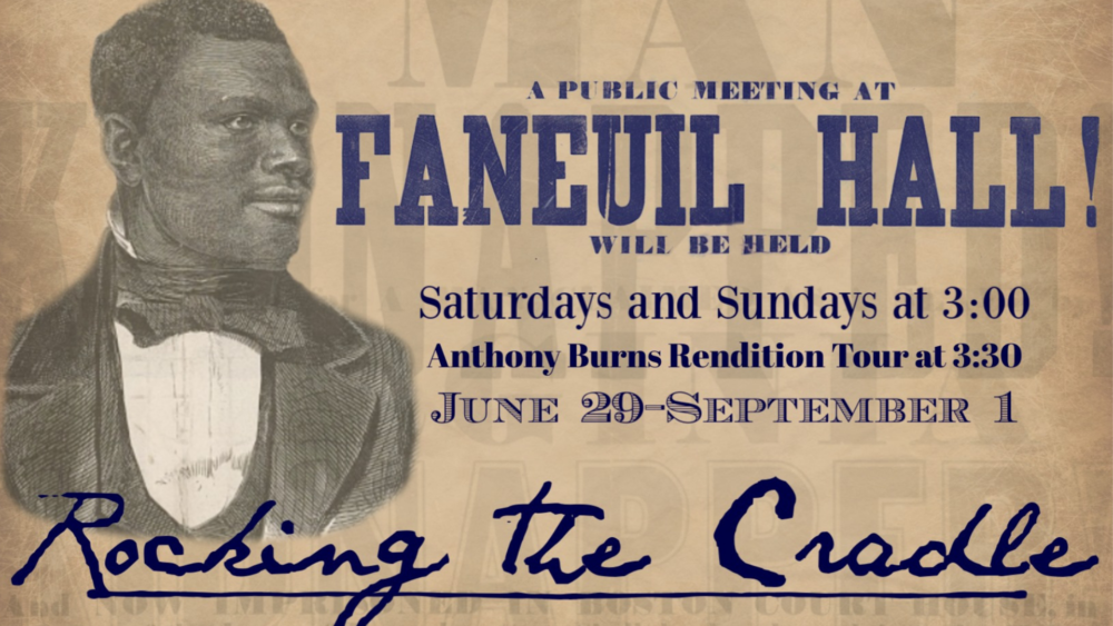 The flyer for "Rocking The Cradle" (Courtesy Boston African American National Historic Site)