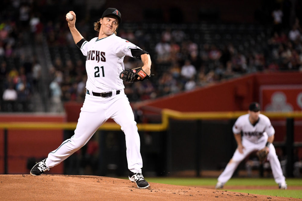 Zack Greinke in 2018. (Jennifer Stewart/Getty Images)