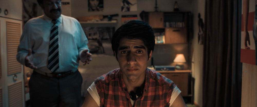 Kulvinder Ghir as Malik and Viveik Kalra as Javed in "Blinded by the Light." (Courtesy Warner Bros. Pictures)
