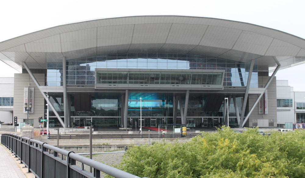 Around 500,000 square feet would be added to the Boston Convention and Exhibition Center under Gov. Charlie Baker's plan. (State House News Service)