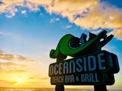 John Lulgjuraj, owner of the Oceanside Beach Bar and Grill on Flagler Beach, is preparing for Hurricane Dorian, as the barrier island is expected to be hit by the storm. (Courtesy Oceanside Beach Bar and Grill via Facebook)
