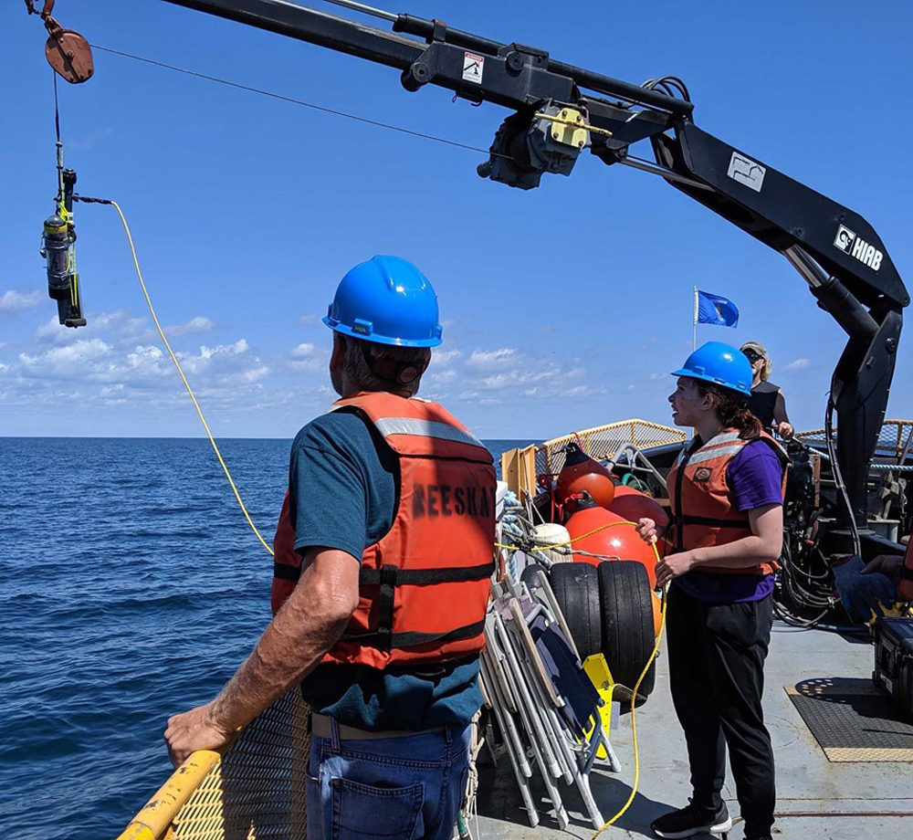 Scientists search Lake Michigan for a meteorite that lit up skies in Illinois and Wisconsin two years ago. (Courtesy the Adler Planetarium via Facebook)