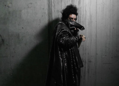 Designer Christian Restrepo in his own collection. (Courtesy Ally Schmaling)