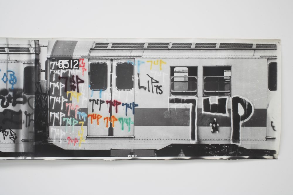 Gordon Matta-Clark, "Graffiti Photoglyph," 1973. (Courtesy of the estate of Gordon Matta-Clark and David Zwirner)