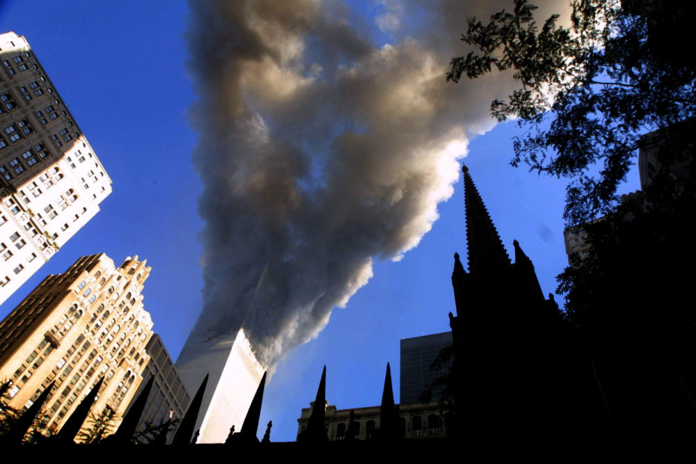 Former minor league baseball player Pete Murphy was in the north tower of the World Trade Center on the morning of 9/11. (Mario Tama/Getty Images)