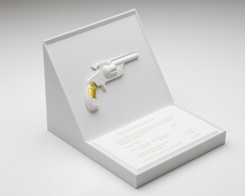 Lisa Gralnick, "The Gold Standard Part I: #19 (Revolver)." (Courtesy Jim Escalante)