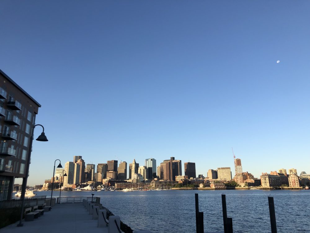 A view from Clippership Wharf in East Boston. (Courtesy Inkhouse)