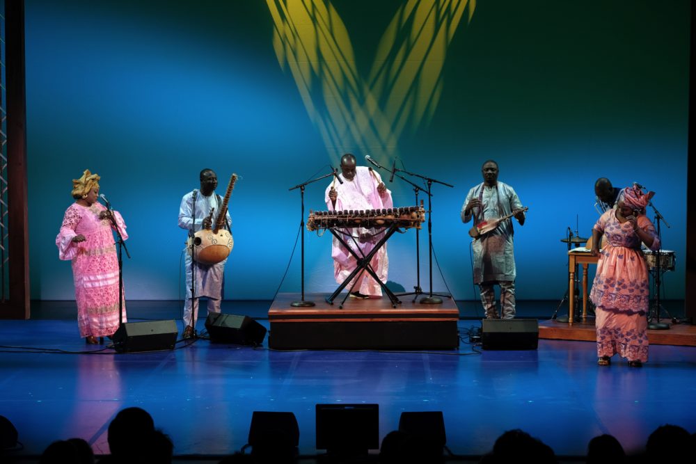 Balla Kouyaté plays at the National Heritage Fellowships Concert on Sept. 20 in Washington D.C. (Courtesy Tom Pich and National Endowment for the Arts)