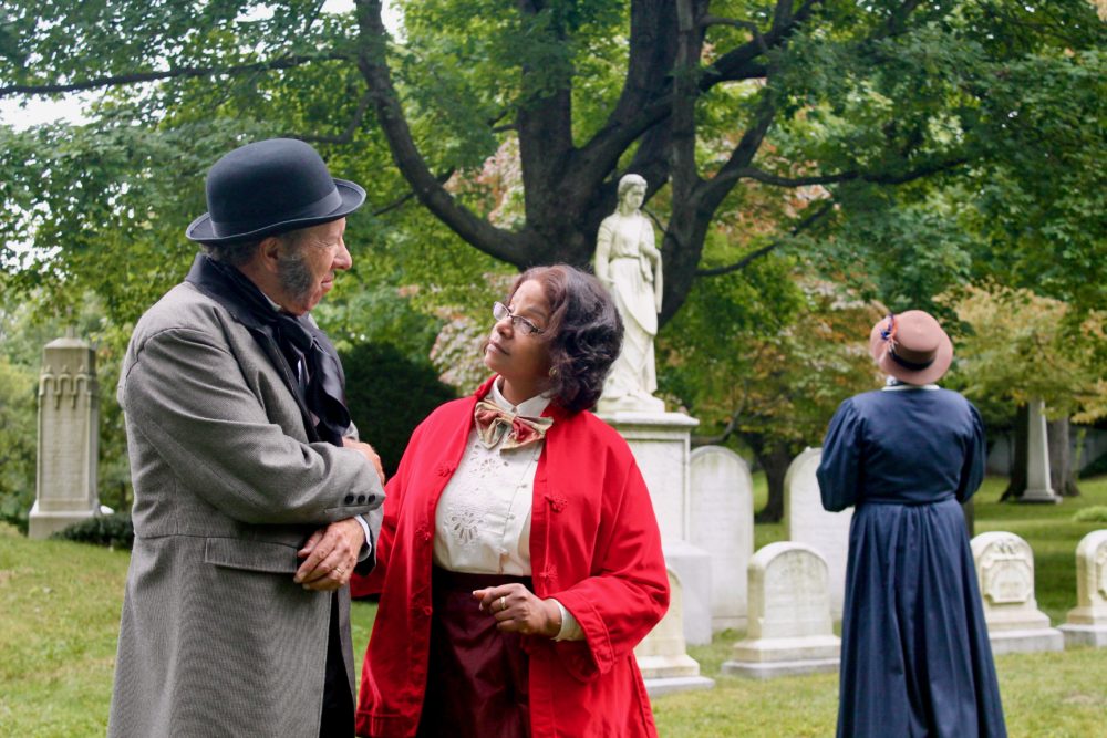 Ken Baltin, Cheryl Singleton and Karen MacDonald in " Variation on an Unissued Apology. (Courtesy Corinne Elicone)