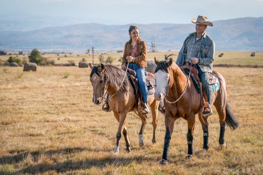 Gabriela (Yvette Monreal) and Rambo (Sylvester Stallone). (Courtesy Yana Blajeva)