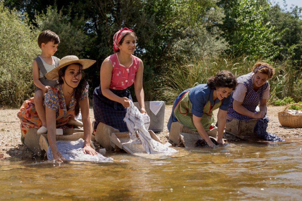 Penélope Cruz, far left, in "Pain and Glory." (Courtesy Manolo Pavón/Sony Pictures Classics)