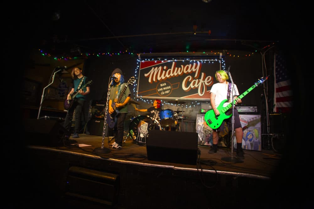 Color Killer performs at The Midway Cafe in September. (OJ Slaughter for WBUR)
