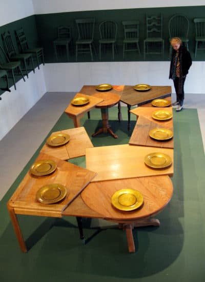 Mags Harries "One-Legged Table." (Courtesy)
