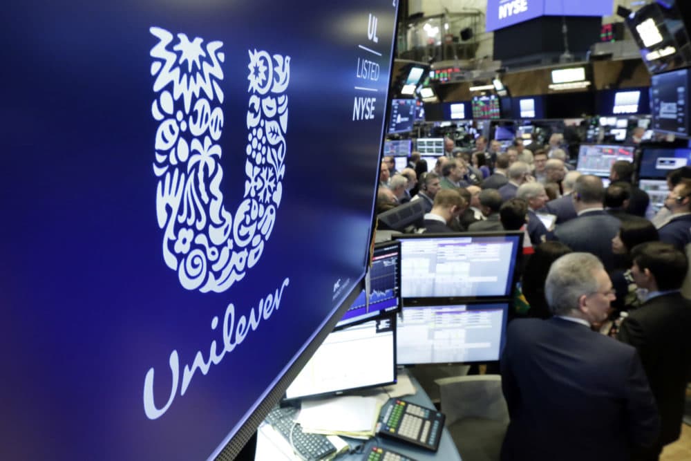 Consumer products giant Unilever, whose brands include Dove soaps and Lipton teas, is pledging to halve its use of non-recycled plastics by 2025. (Richard Drew/AP)