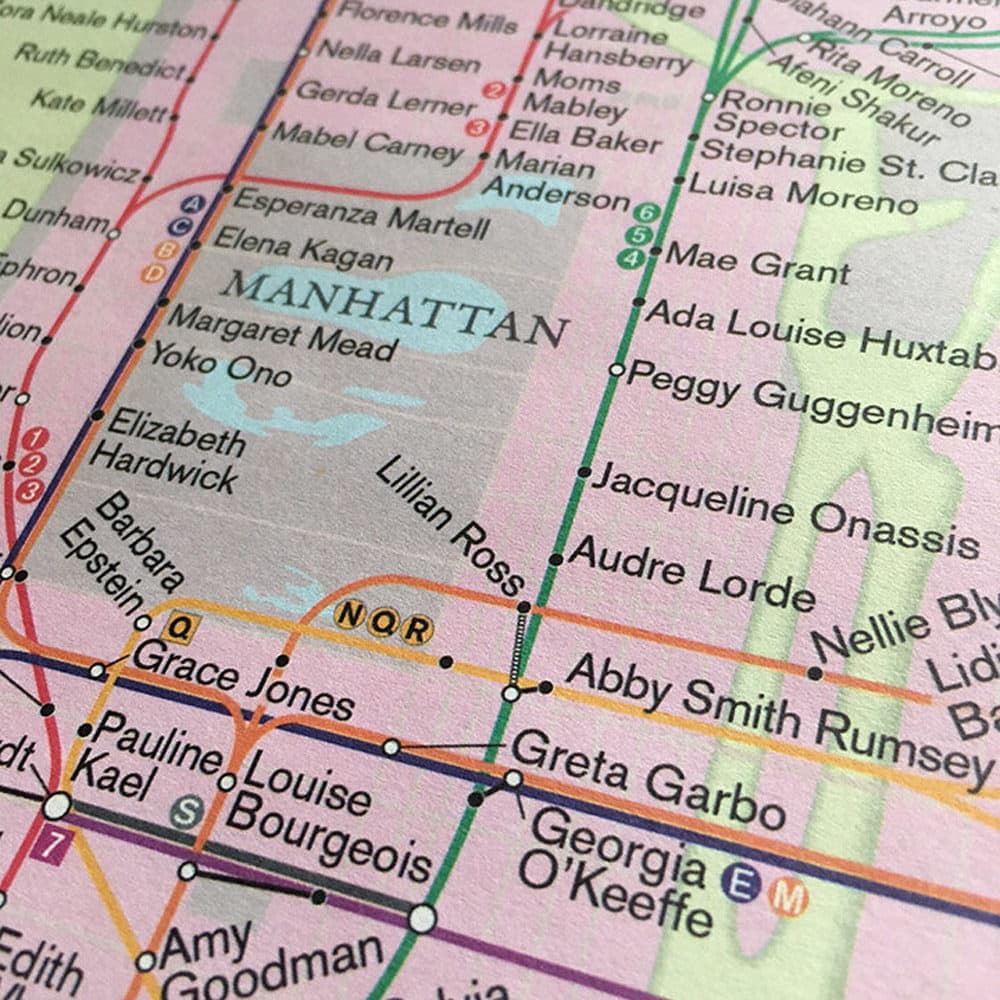 The "City of Women" 2.0 map. (Courtesy of Joshua Jelly-Schapiro)