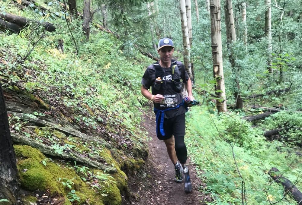 Ultrarunner Dave Mackey lost one of his legs after an accident in 2014. (Emma Roca)