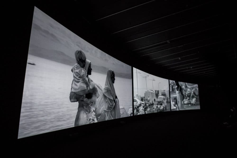 Richard Mosse, "Incoming," 2014-2017. (Courtesy the artist; Jack Shainman Gallery, New York; and carlier | gebauer, Berlin)