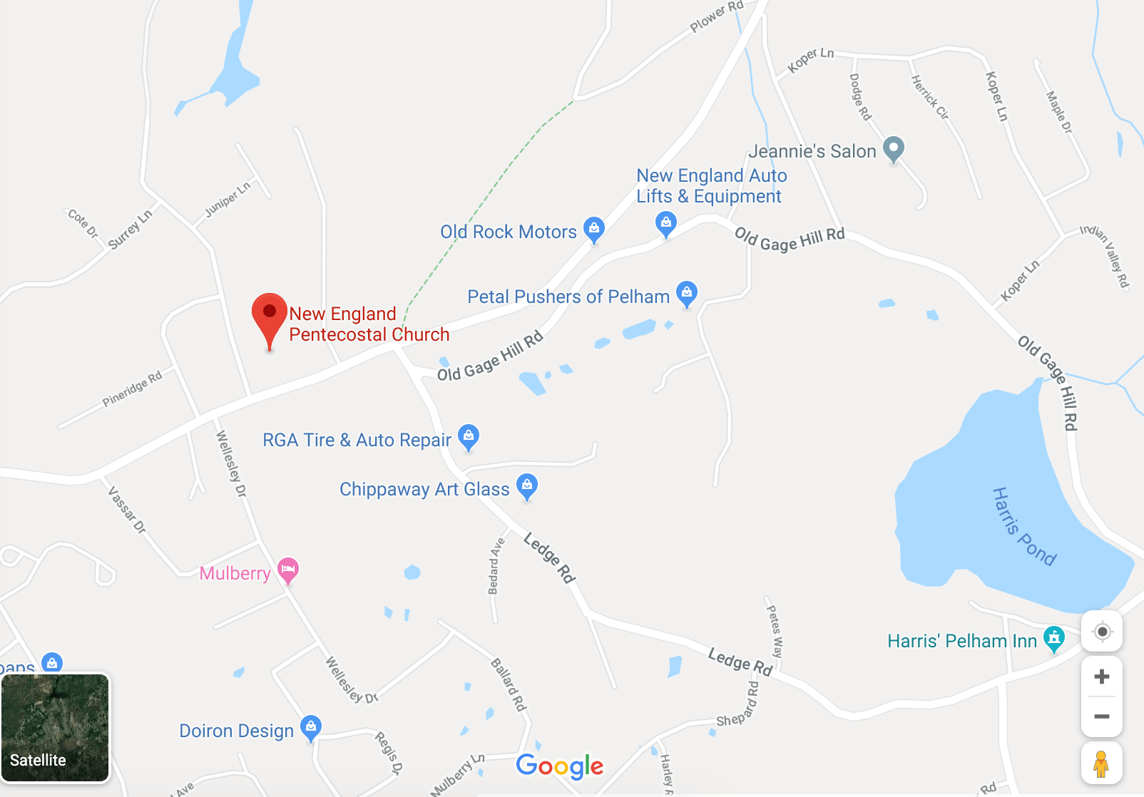 New England Pentecostal Church in Pelham NH