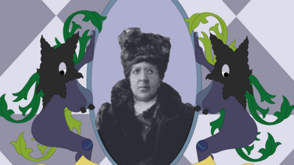 Portrait of Wellesley College graduate Dr. Harriett Alleyne Rice (Class of 1887), created by Alexandria Smith