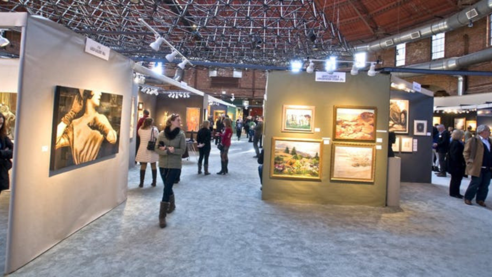 An image of the Boston International Fine Arts Show (Courtesy Fusco & Four/Ventures, LLC)
