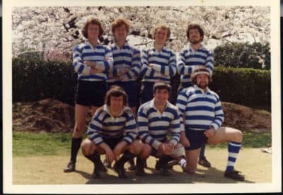 Mike Galbraith (top right) played on the 1974 Yokohama Country & Athletic Club. (Courtesy Mike Galbraith)
