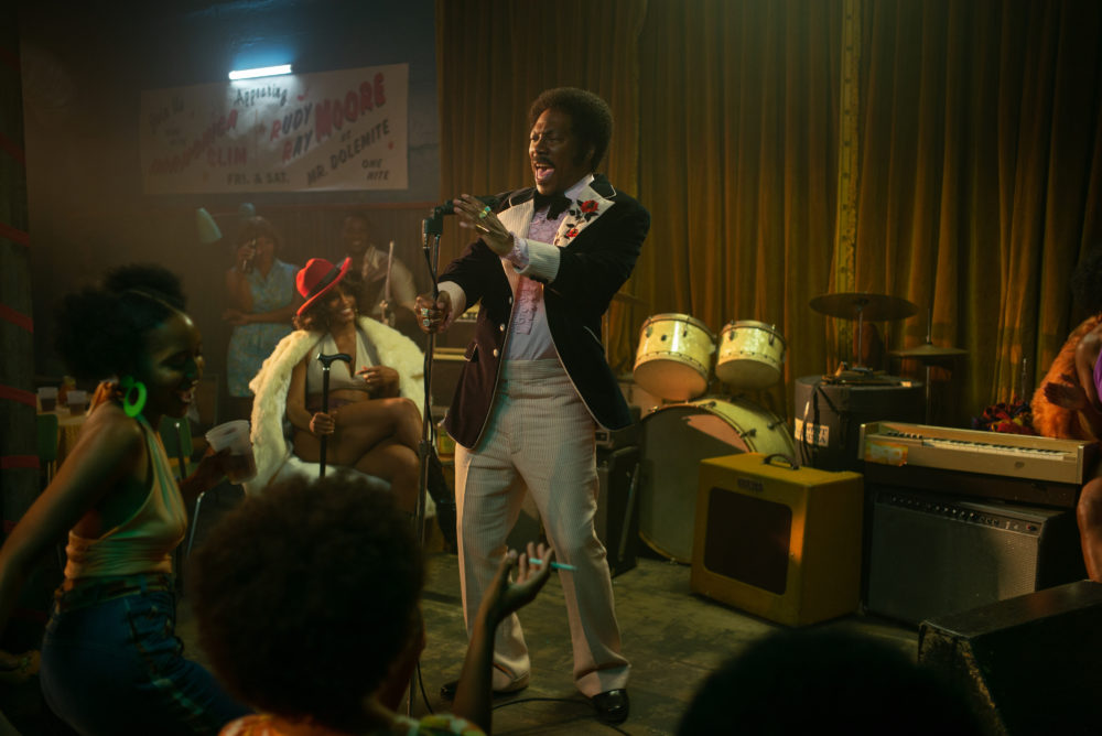 Eddie Murphy as Rudy Ray Moore in "Dolemite Is My Name." (Courtesy François Duhamel)