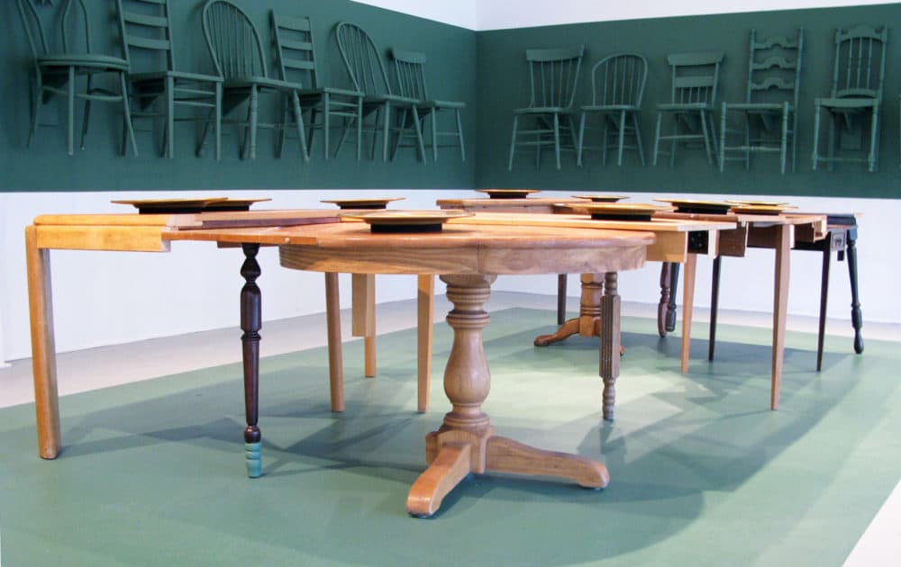 Mags Harries "One-Legged Table." (Courtesy)
