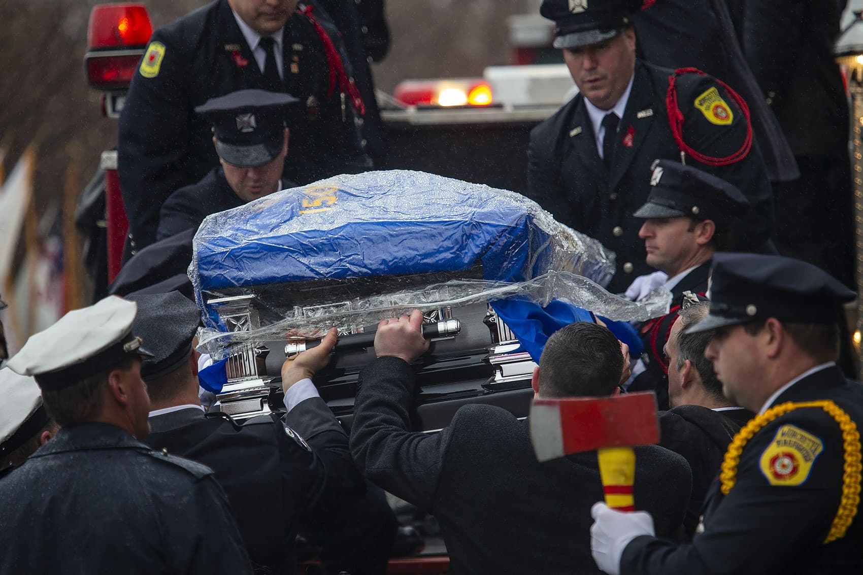 Hundreds Gather To Honor Worcester Firefighter Jason Menard At His Funeral Wbur News