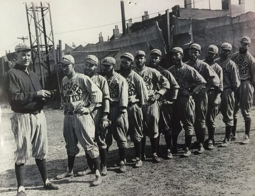 After a career in MLB, Grover Cleveland Alexander (left) suited up for the House of David. (Courtesy Chris Siriano)