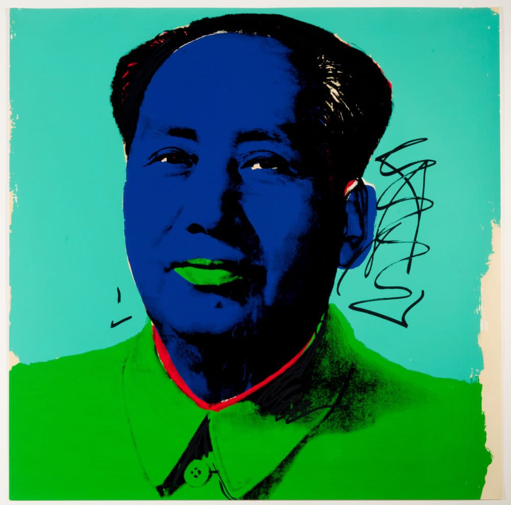 Andy Warhol's 1972 screenprint "Mao Tse-Tung" (Courtesy Artists Rights Society)