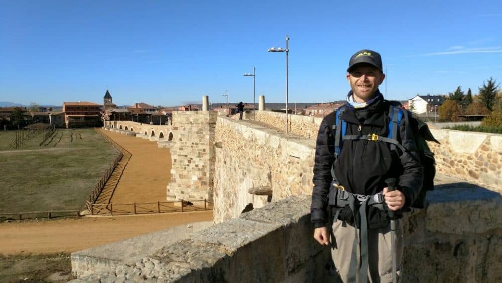 Luke Hutchins on the Camino de Santiago. (Courtesy Mark Joseph Peredo)