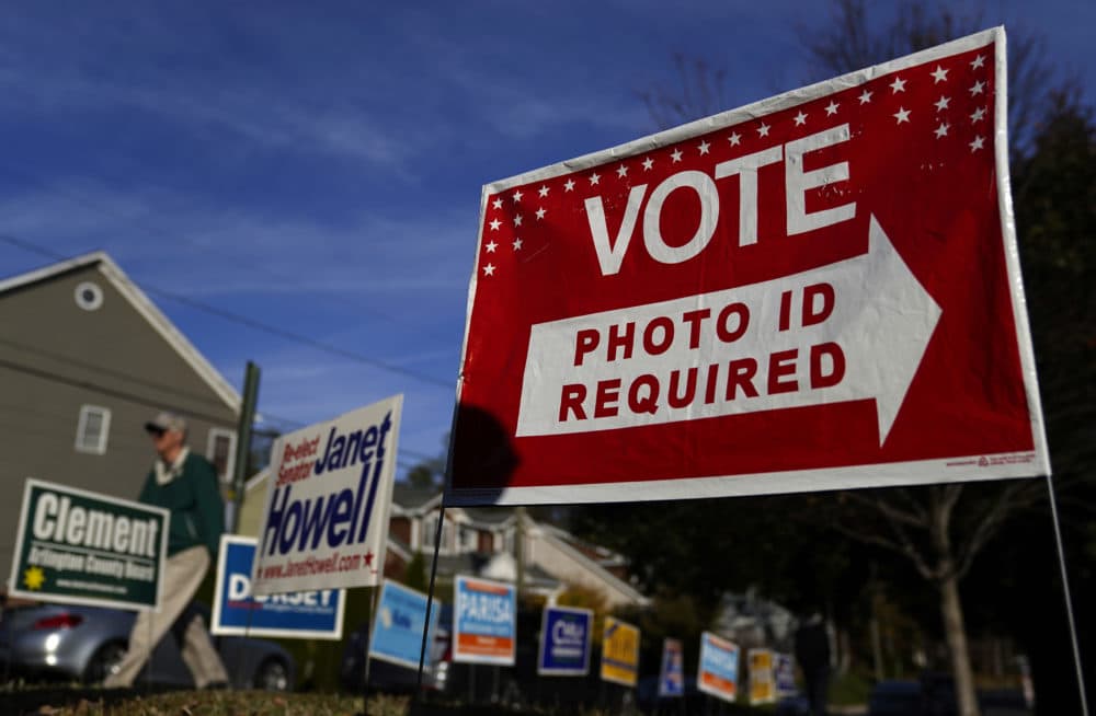 Virginia voters head to the polls at Nottingham Elementary School November 5, 2019 in Arlington, Virginia. All 140 seats in the General Assembly are on the ballot today as Virginia holds its statewide election for the state legislature with national political parties closely watching the results as a potential indicator of the 2020 presidential election. (Photo by Win McNamee/Getty Images)
