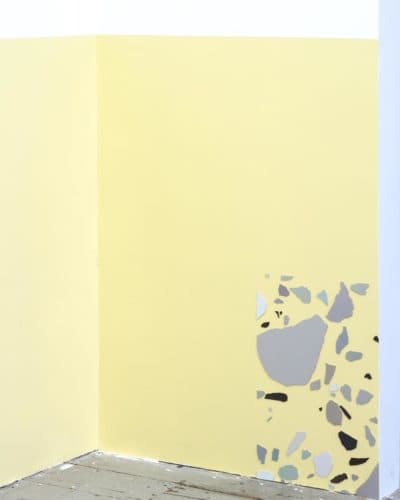A piece in Katarina Burin and Farhad Mirza’s “a low storey between two others.” (Courtesy)