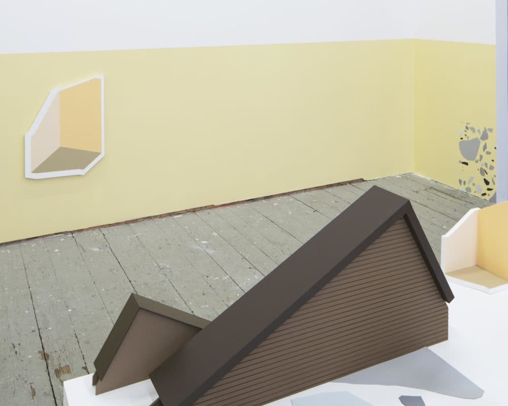 A piece in Katarina Burin and Farhad Mirza’s “a low storey between two others.” (Courtesy)