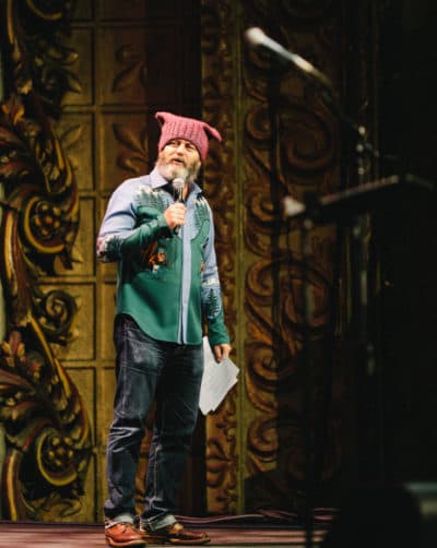 Nick Offerman on stage. (Photo by Michael Gomez)