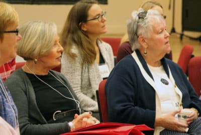 The Threshold Singers of Indian Hill Music in Littleton, Mass., rehearse. (Courtesy Indian Hill Music)