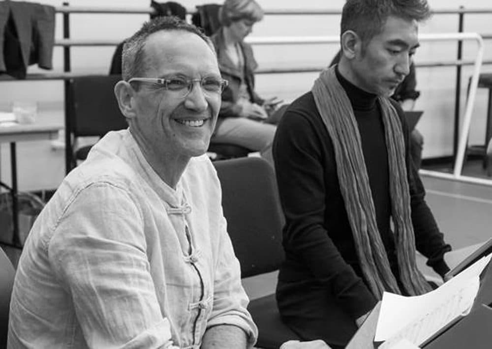 Osvaldo Golijov during rehearsal (Photo by Stephanie Berger)
