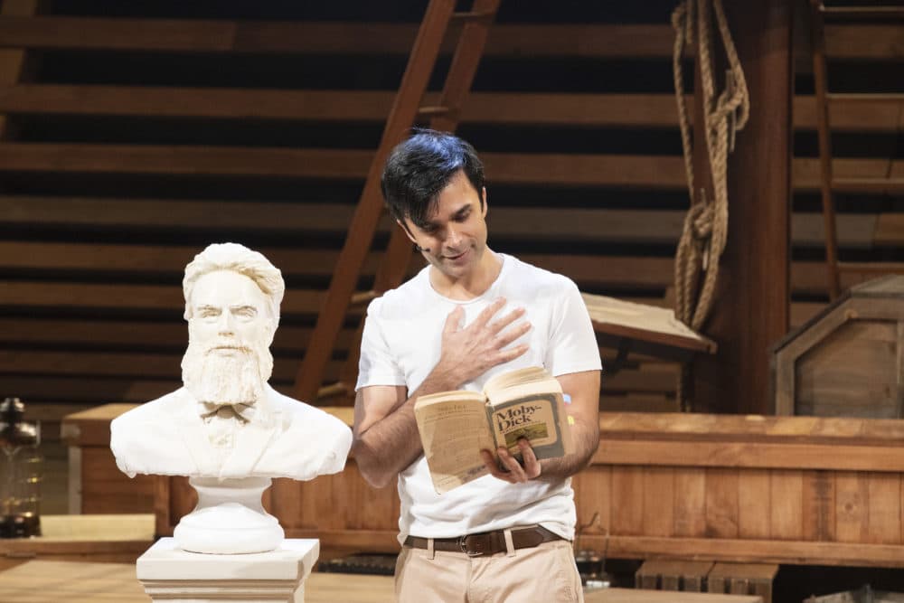 Manik Choksi as Ishmael in "Moby-Dick." (Courtesy Evgenia Eliseeva)a