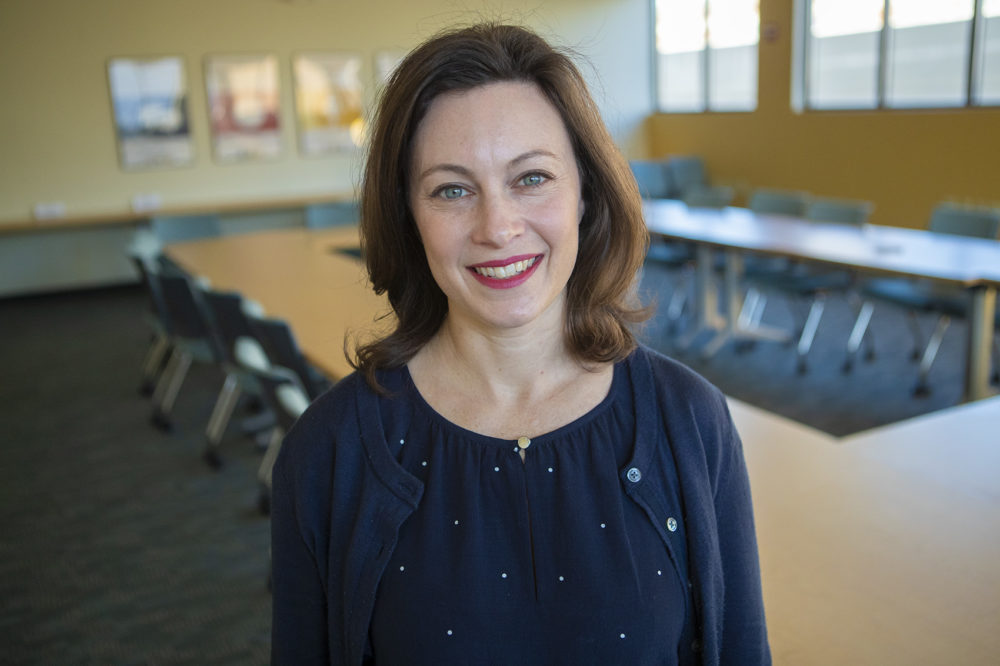 Elisabeth Harrison (Robin Lubbock/WBUR)